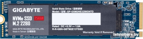 SSD Gigabyte NVMe 256GB GP-GSM2NE3256GNTD фото 3