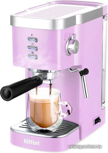 Рожковая помповая кофеварка Kitfort KT-7114-3 фото 3