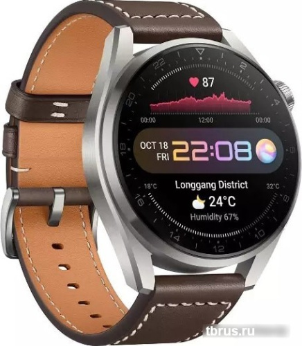 Умные часы Huawei Watch 3 Pro Leather strap фото 5
