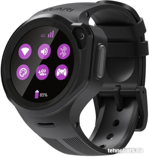 Умные часы Elari KidPhone 4GR (черный) фото 4