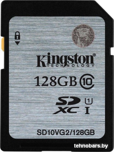 Карта памяти Kingston SDXC (Class 10) 128GB (SD10VG2/128GB) фото 3