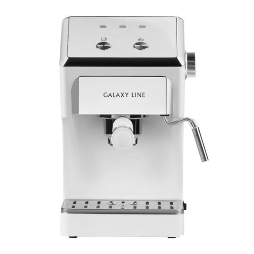 Рожковая кофеварка Galaxy Line GL0756 (белый) фото 5