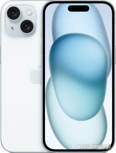 Смартфон Apple iPhone 15 Dual SIM 128GB (голубой) фото 3