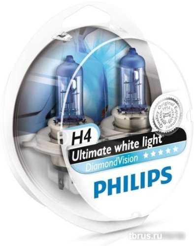 Галогенная лампа Philips H4 DiamondVision 2шт фото 6