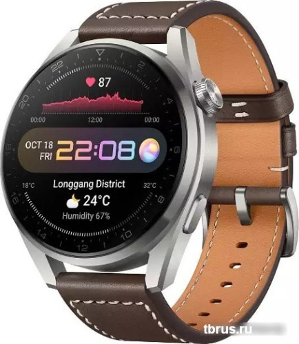 Умные часы Huawei Watch 3 Pro Leather strap фото 4