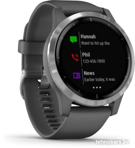 Умные часы Garmin Vivoactive 4 (серый/серебристый) фото 4