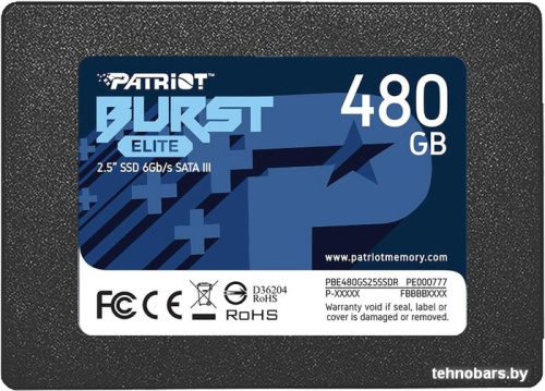 SSD Patriot Burst Elite 480GB PBE480GS25SSDR фото 3