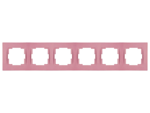 Рамка 6-ая горизонтальная розовая, RITA, MUTLUSAN (2220 800 1611)
