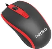 Мышь Perfeo PF-383-OP Profil (черный/красный)