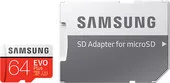 Карта памяти Samsung EVO+ microSDXC 64GB + адаптер [MB-MC64GA]