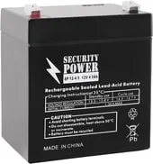 Аккумулятор для ИБП Security Power SP 12-4,5 F1 (12В/4.5 А·ч)