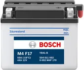 Мотоциклетный аккумулятор Bosch M4 YB4L-B 504 011 002 (4 А·ч)