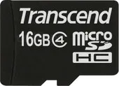 Карта памяти Transcend microSDHC (Class 4) 16GB (TS16GUSDC4)