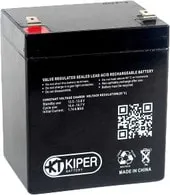 Аккумулятор для ИБП Kiper HR-1221W F2 (12В/5.5 А·ч)