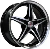 Литые диски Alcasta M13 17x6.5" 5x114.3мм DIA 66.1мм ET 40мм BKF