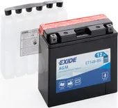 Мотоциклетный аккумулятор Exide ET14B-BS (12 А·ч)