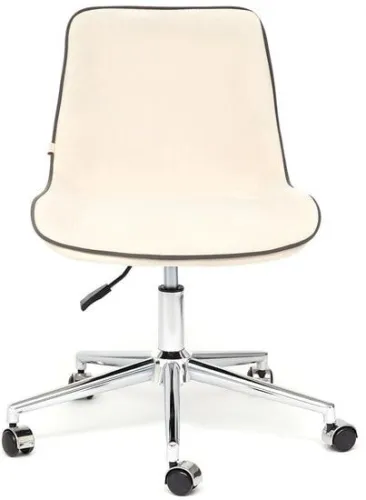 Кресло TetChair Style (флок, молочный) фото 4