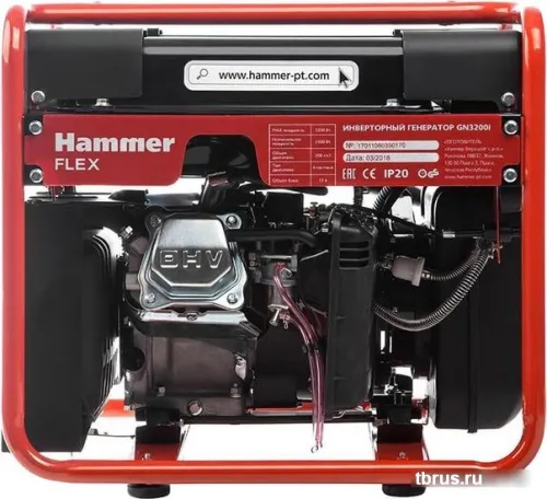 Бензиновый генератор Hammer Flex GN3200i фото 5