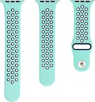 Ремешок Evolution AW40-SP01 для Apple Watch 38/40 мм (light green/midnight blue)