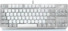 Клавиатура ASUS ROG Strix Scope NX TKL (NX RED switches, белый/серый)