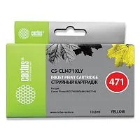 Картридж CACTUS CS-CLI471XLY (аналог Canon CLI-471Y XL)