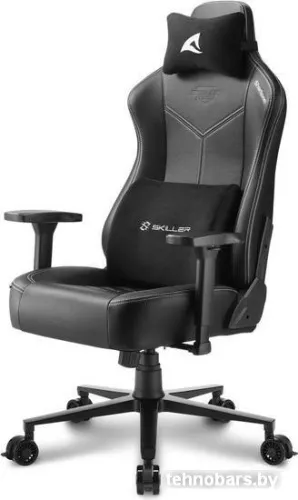 Кресло Sharkoon Skiller SGS30 (черный/белый) фото 4