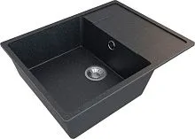 Кухонная мойка Гамма Гранит Granite-12 (черный)