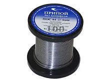Припой ПОС 61 проволока, катушка ф1мм (100г) (Векта) (30110)