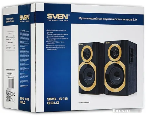 Акустика SVEN SPS-619 GOLD фото 6