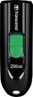 USB Flash Transcend JetFlash 790C 256GB (черный/зеленый)