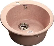 Кухонная мойка GranFest Rondo GF-R480 (розовый)