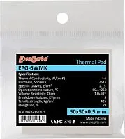 Термопрокладка ExeGate EPG-6WMK EX282357RUS (50x50x0.5 мм)