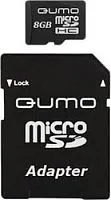Карта памяти QUMO microSDHC (Class 10) 8GB (QM8GMICSDHC10)