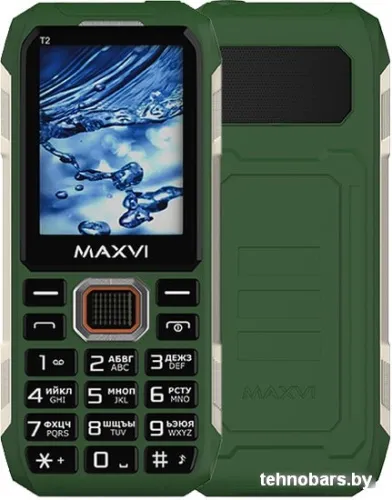 Мобильный телефон Maxvi T2 (зеленый) фото 3