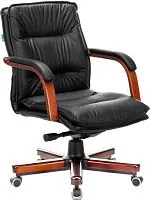 Кресло Бюрократ T-9927WALNUT-LOW (черный)