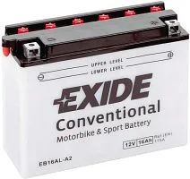 Мотоциклетный аккумулятор Exide EB16AL-A2 (16 А·ч)