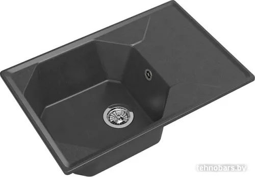Кухонная мойка GranFest GF-U-740L (графит) фото 3