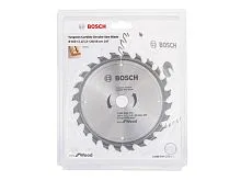 Диск пильный 160х20 мм 24 зуб. универсальный ECO WOOD BOSCH (твердоспл. зуб) 2608644373