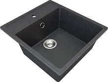 Кухонная мойка Гамма Гранит Granite-16 (черный)