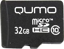 Карта памяти QUMO microSDHC QM32GMICSDHC10NA 32GB