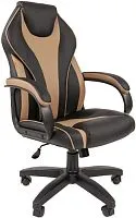 Кресло CHAIRMAN 299 (черный/бежевый)
