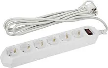 Сетевой фильтр ЭРА USF-6es-3m-W-BOX
