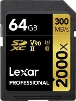 Карта памяти Lexar Professional 2000x SDXC LSD2000064G-BNNNG 64GB