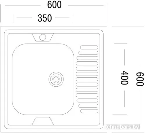 Кухонная мойка Ukinox STD600.600-5C 0L фото 4