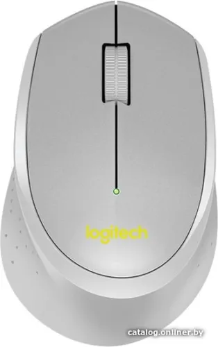 Мышь Logitech M330 Silent Plus (серый/желтый) фото 3