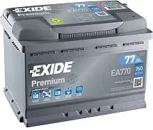 Автомобильный аккумулятор Exide Premium EA770 (77 А/ч)