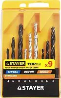 Набор сверл Stayer 29720-H9 (9 шт)