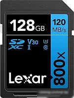 Карта памяти Lexar High-Performance 800x SDXC LSD0800128G-BNNNG 128GB
