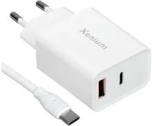 Сетевое зарядное Xenium X332 (белый)