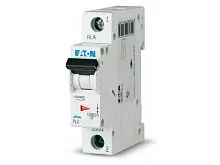 Автоматический выключатель Eaton PL4 1P 40А, тип С, 4.5кА, 1M (АВТ. ВЫКЛ. PL4 1P 40А, ТИП С, 4.5КА, 1M) 293128